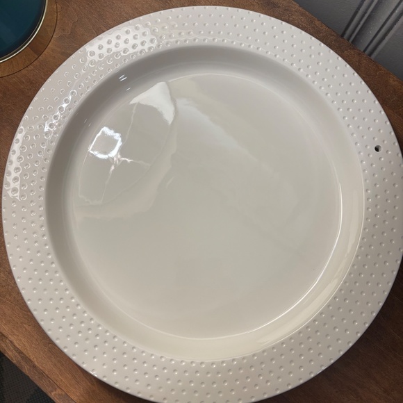 Nora Fleming round Swiss dot platter - Picture 2 of 6